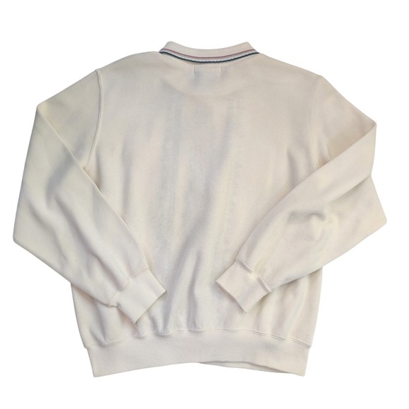 Alfred Dunner Mistletoe Embroidered L/S Polo Sweater Women's Petite Size Med VTG - Picture 2 of 7